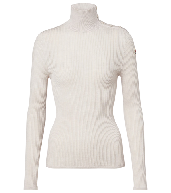 Moncler Virgin wool turtleneck sweater