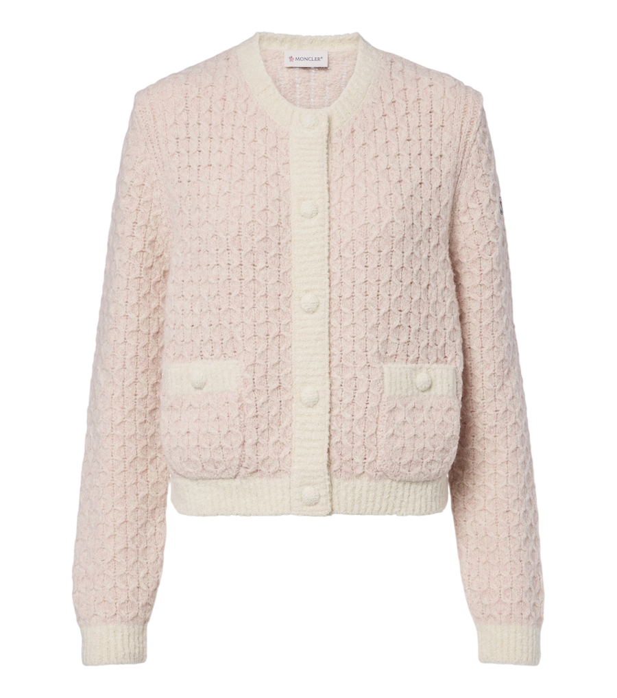 Moncler Wool and alpaca-blend cardigan
