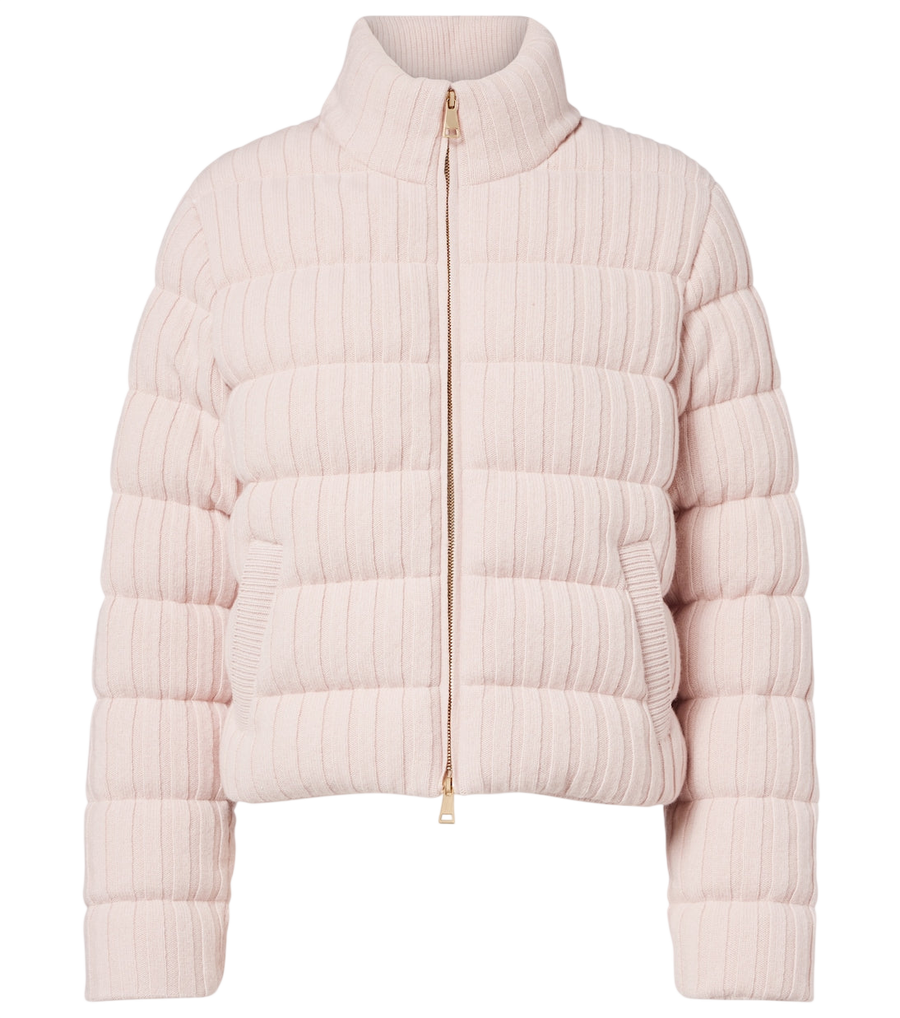 Moncler Wool and cashmere down cardigan