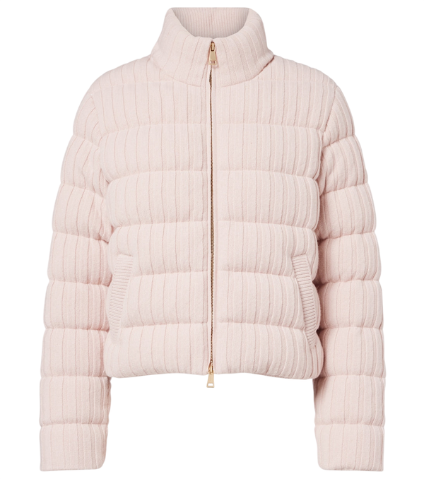 Moncler Wool and cashmere down cardigan