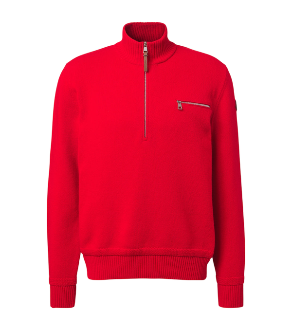 Moncler Wool and cashmere half-zip sweater