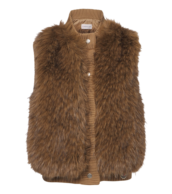 Moncler Wool-lined down vest
