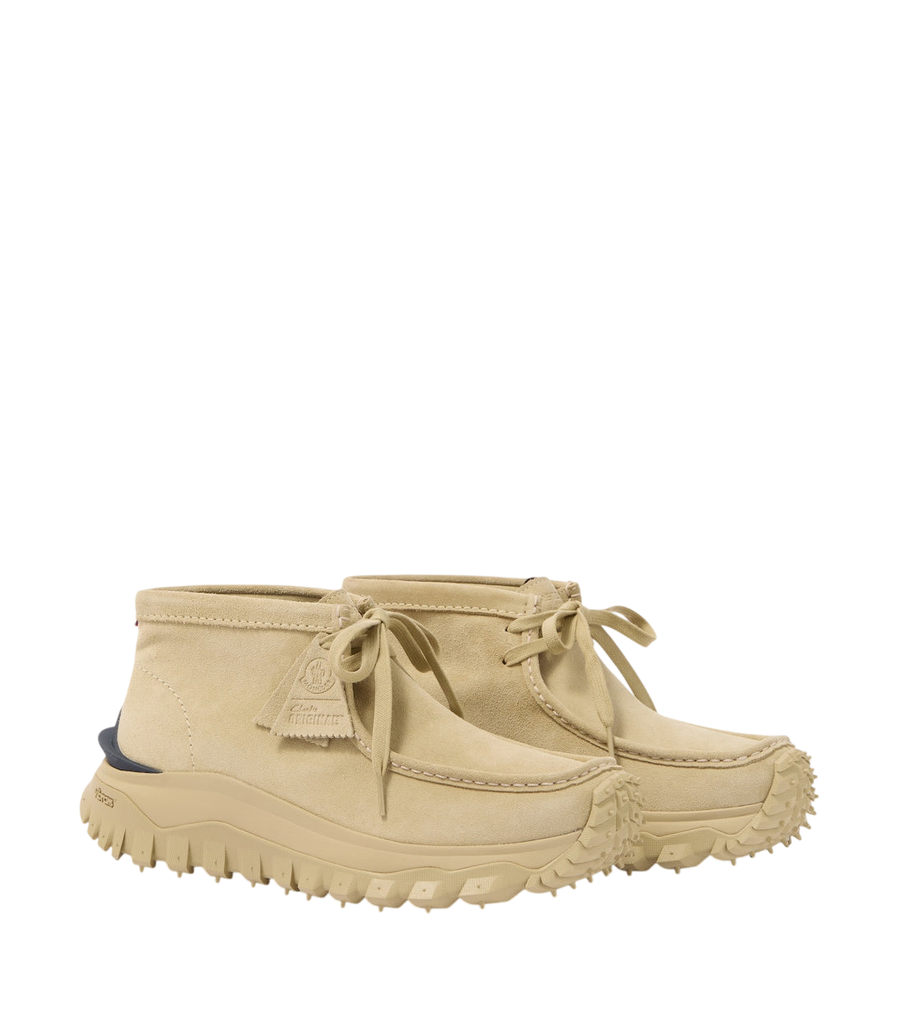 Moncler x Clarks Trailgrip Wallabee GTX suede sneakers