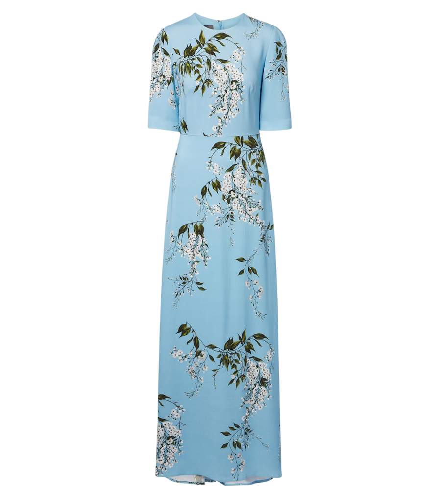 Monique Lhuillier Floral maxi dress