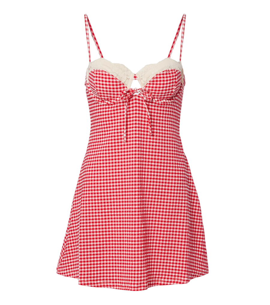 Montce Lena gingham minidress