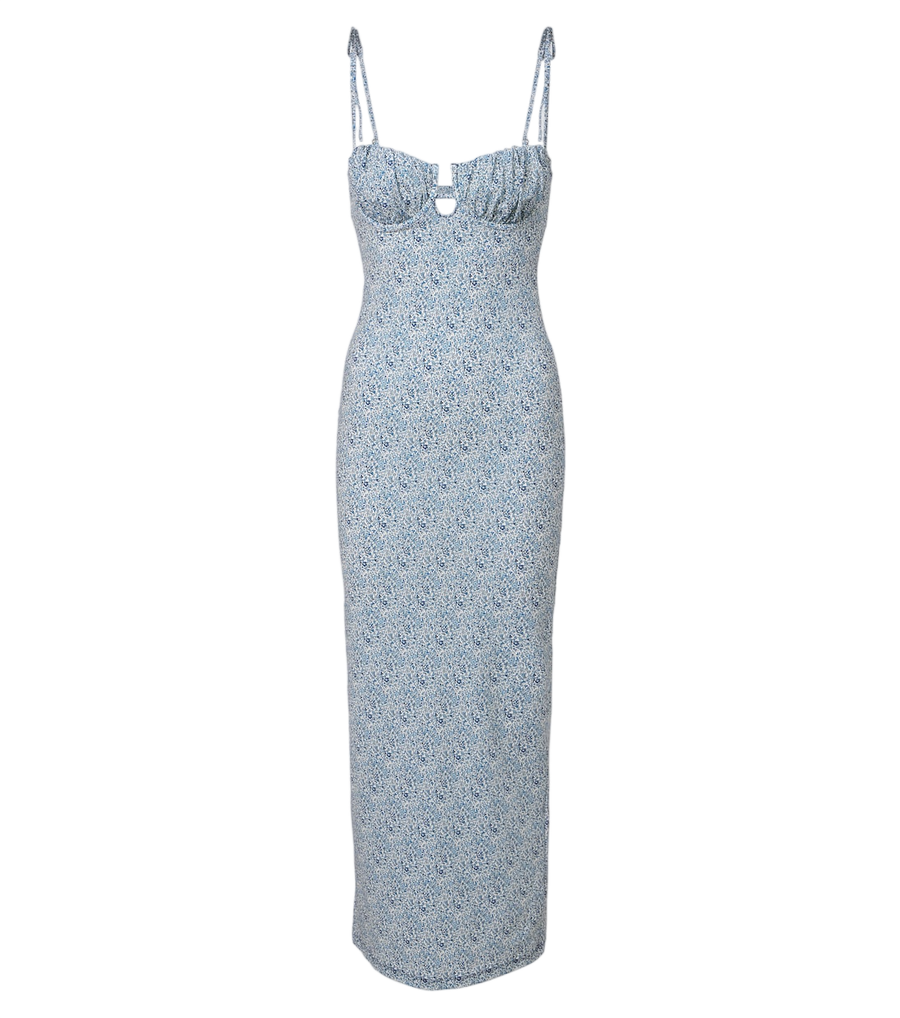 Montce Petal floral maxi dress