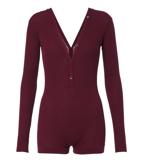 Mugler Body in cotone a coste
