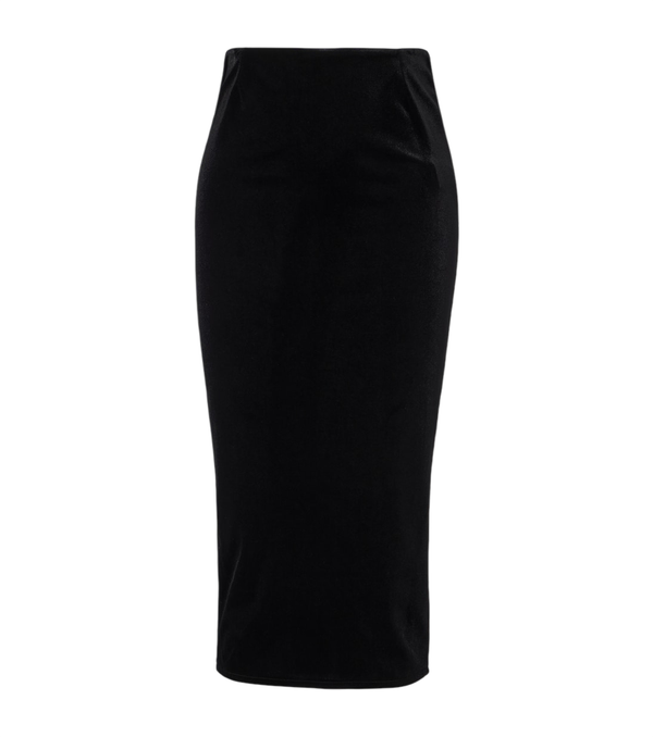 Mugler Velvet gonna a tubino