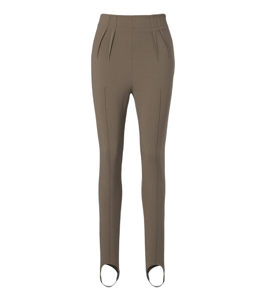 Mugler Wool-blend stirrup leggings