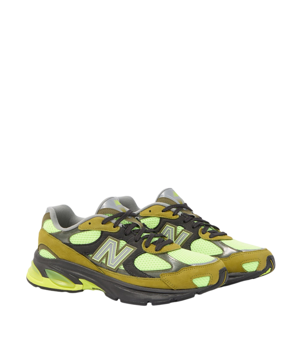 New Balance 2010 suede-trimmed sneakers