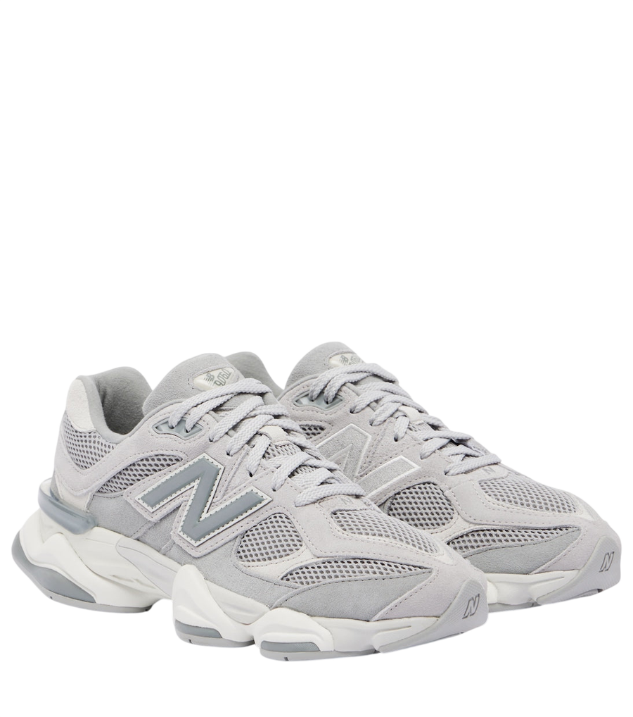 New Balance 9060 leather-trimmed sneakers