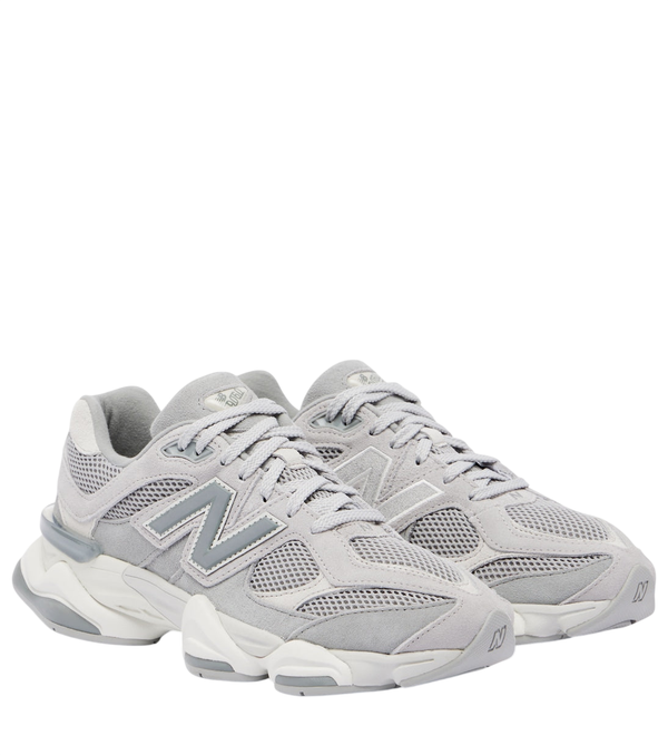 New Balance 9060 leather-trimmed sneakers