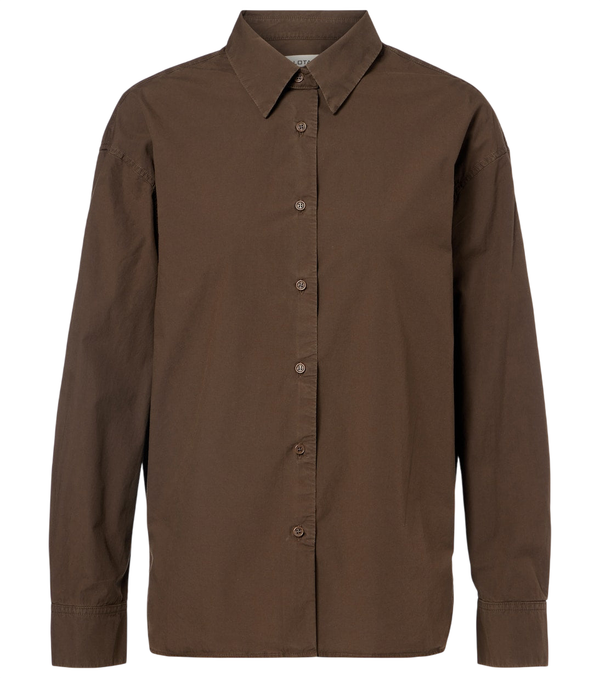 Camisa de popelina de algodón Amante de Nili Lotan