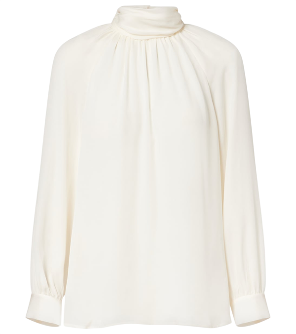 Blusa Nili Lotan Axelle de georgette de seda