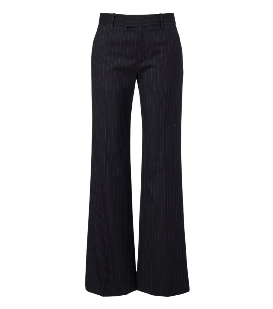 Nili Lotan Bethany pinstriped wool flared pants