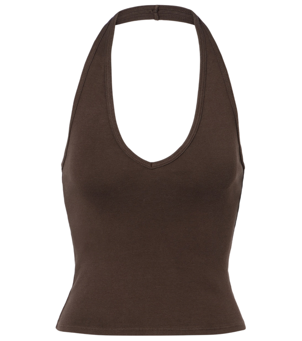 Nili Lotan Britt halterneck cotton top