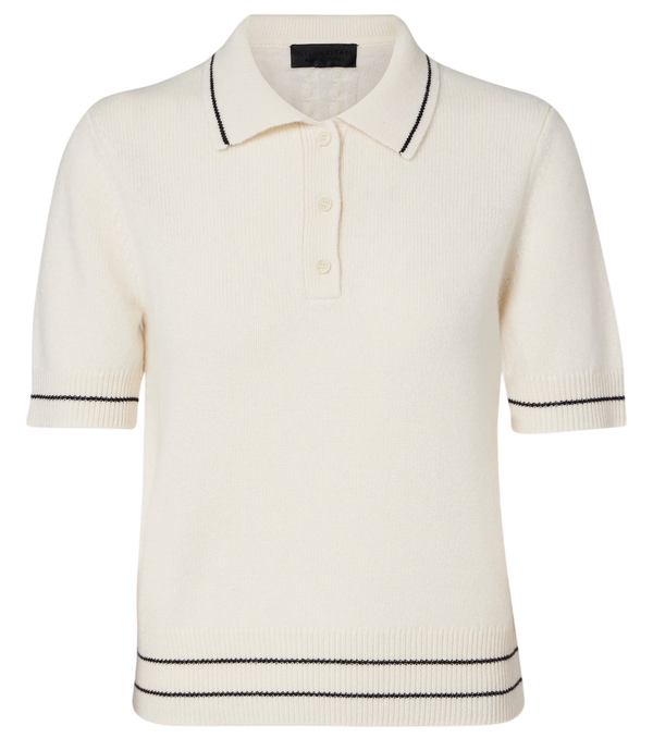 Nili Lotan Carline cashmere polo shirt