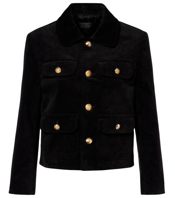 Nili Lotan Chamonix cropped cotton-blend jacket