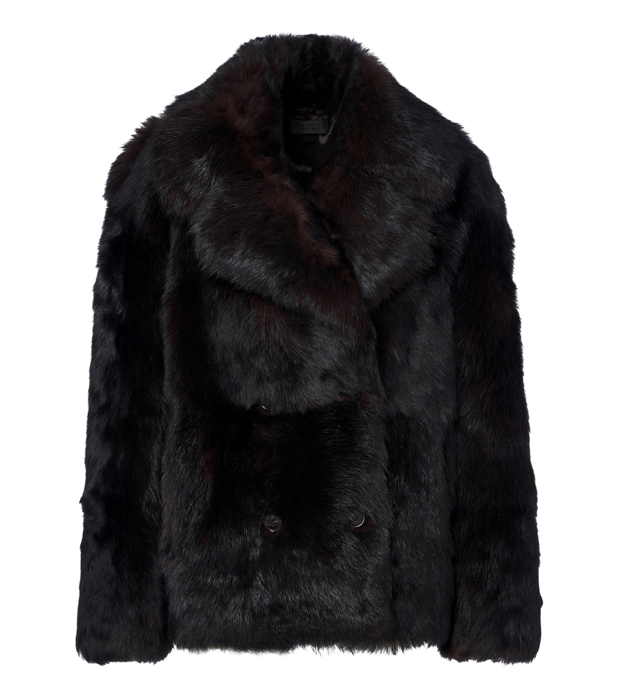 Nili Lotan Cleophee double-breasted shearling jacket