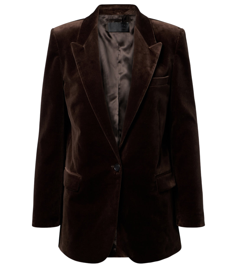 Nili Lotan Diane velvet blazer