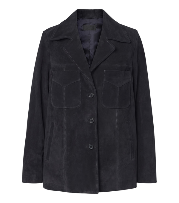 Nili Lotan Dominic suede jacket