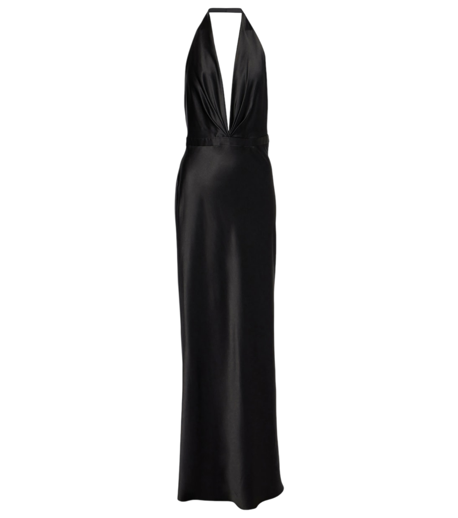 Nili Lotan Essy silk charmeuse gown