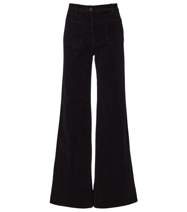 Nili Lotan Florence cotton-blend corduroy flared pants