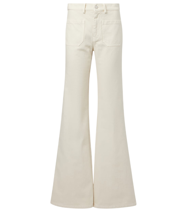 Nili Lotan Florence cotton wide-leg pants