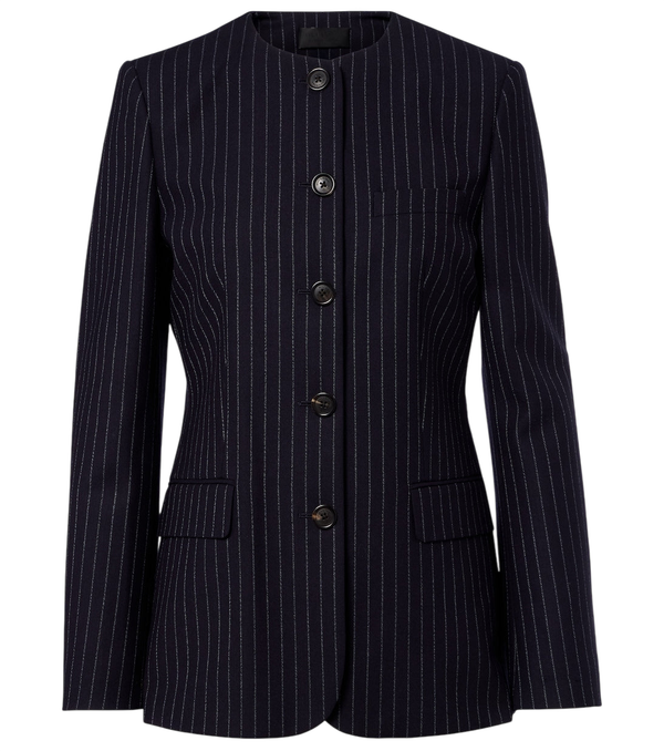Nili Lotan Gertrude pinstripe virgin wool jacket