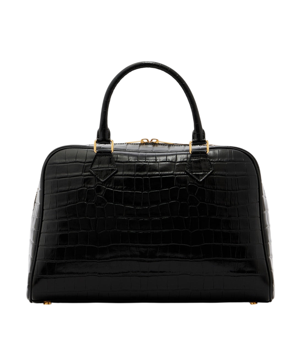 Bolso bowling de piel con efecto cocodrilo Jaclyn de Nili Lotan