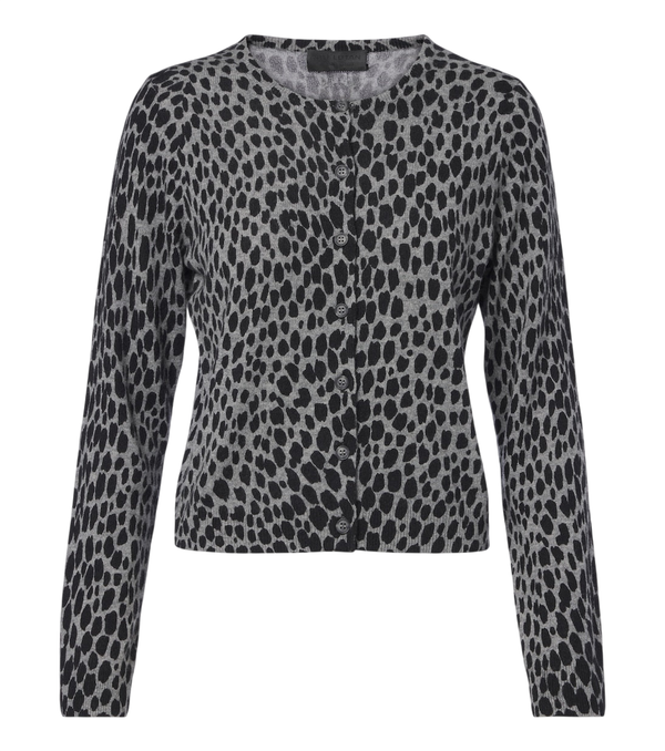Nili Lotan Keelah leopard-print cashmere cardigan