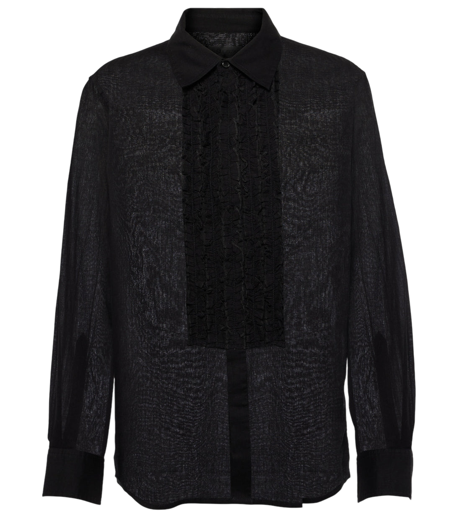 Chemise à volants en coton Nathael de Nili Lotan