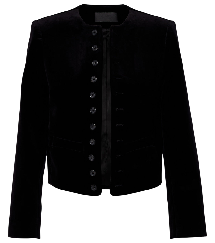 Nili Lotan Patti cotton velvet jacket