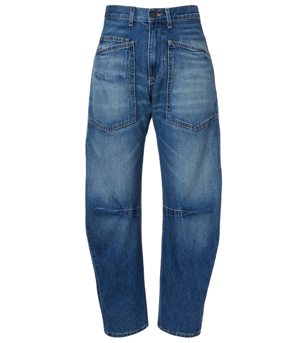 Nili Lotan Calça jeans Shon com corte reto