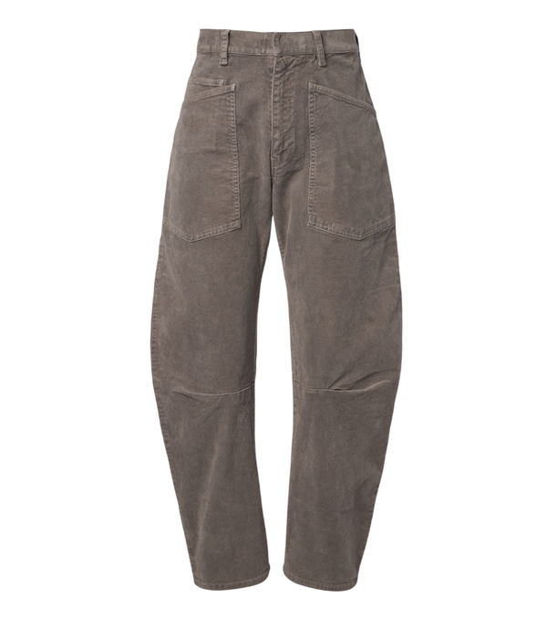 Nili Lotan Shon cotton-blend barrel-leg pants