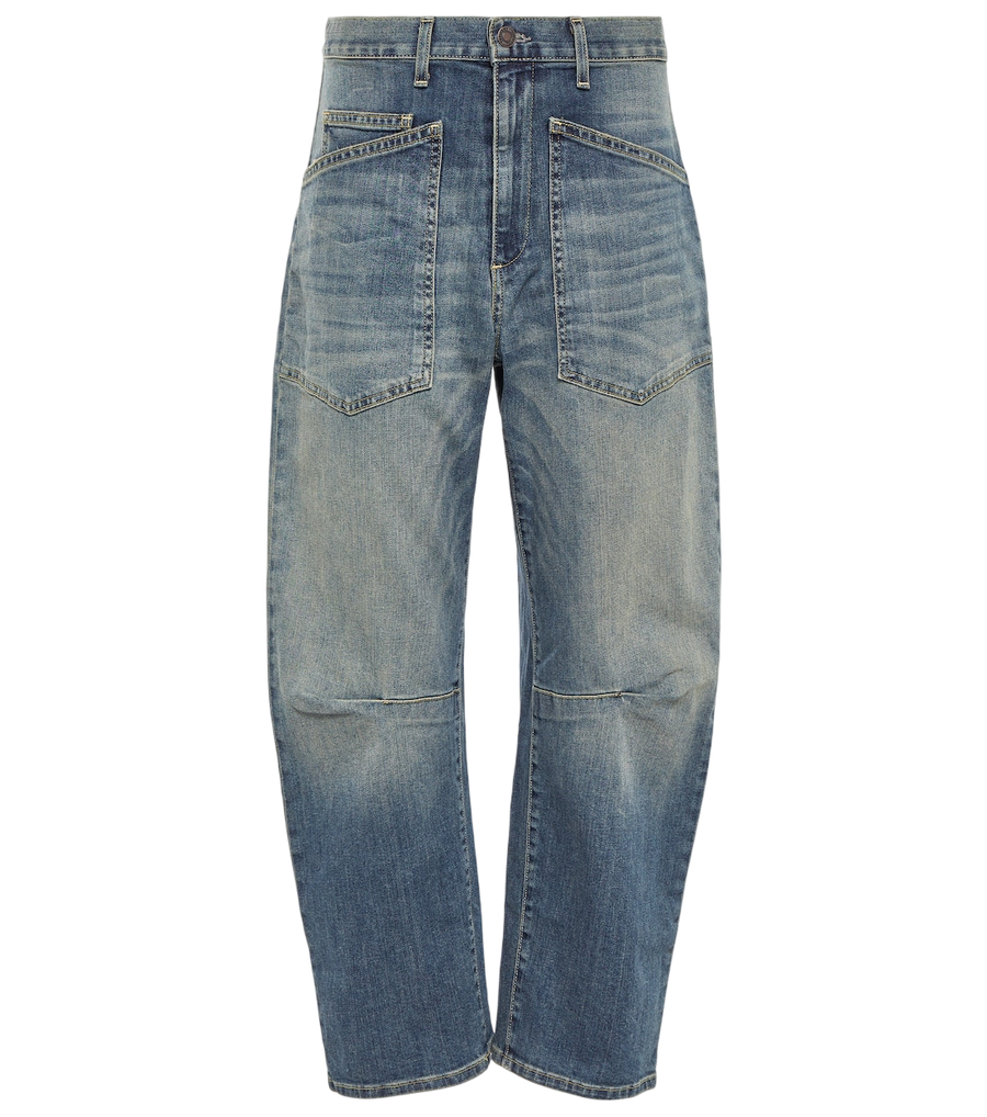 Nili Lotan Jeans dal taglio barrel a vita alta Shon