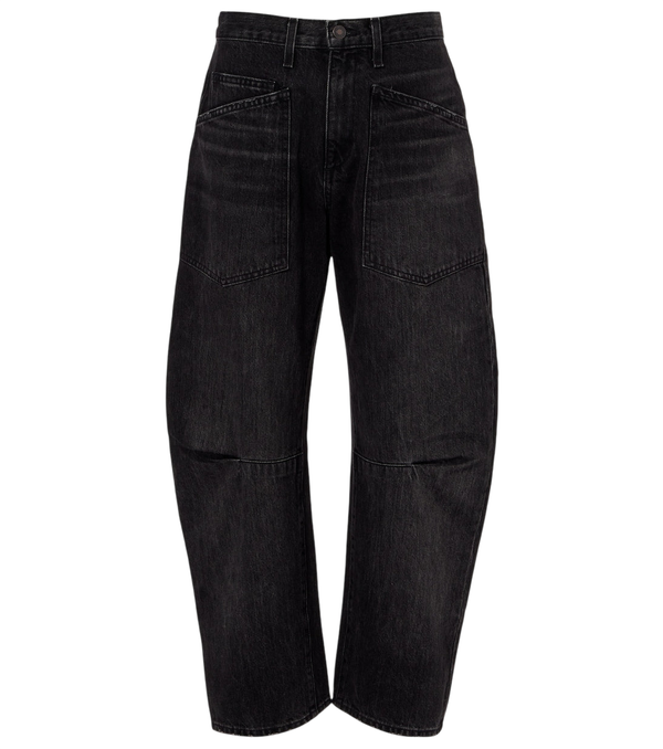 Jeans de tiro medio con pernera tipo barril de Nili Lotan modelo Shon
