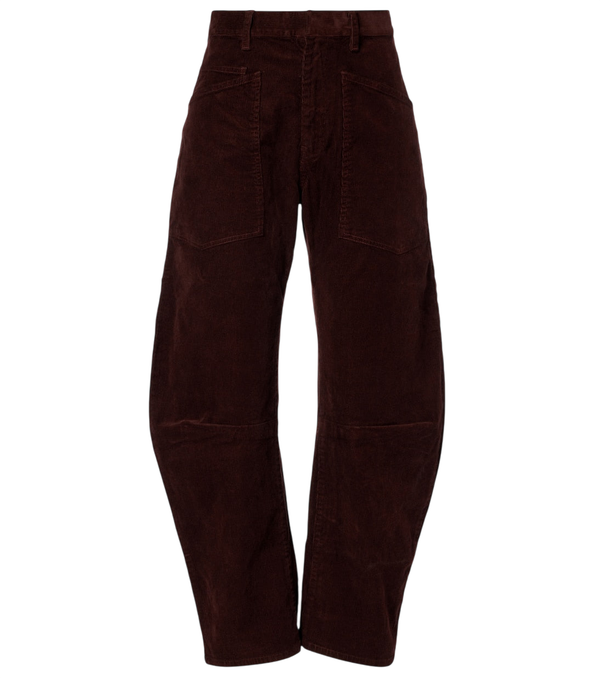 Pantalones de tiro medio con corte tipo barril Shon de Nili Lotan