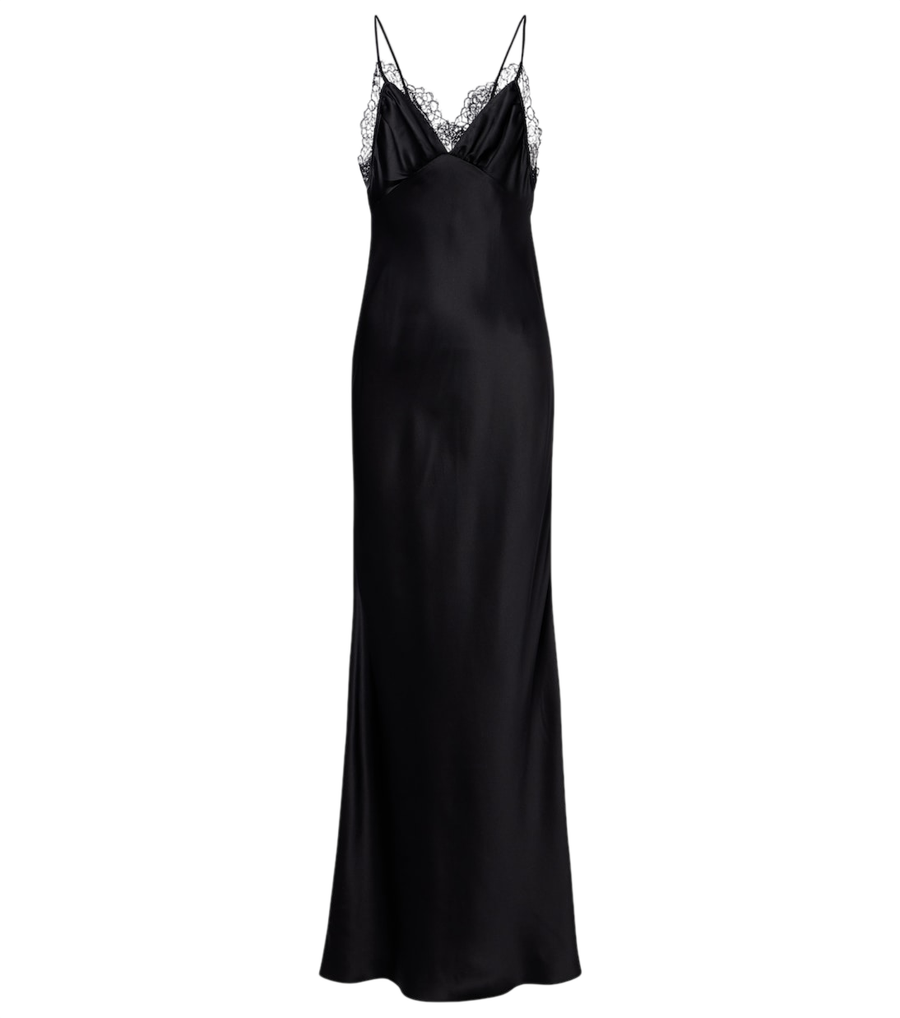 Nili Lotan Sylas silk satin gown