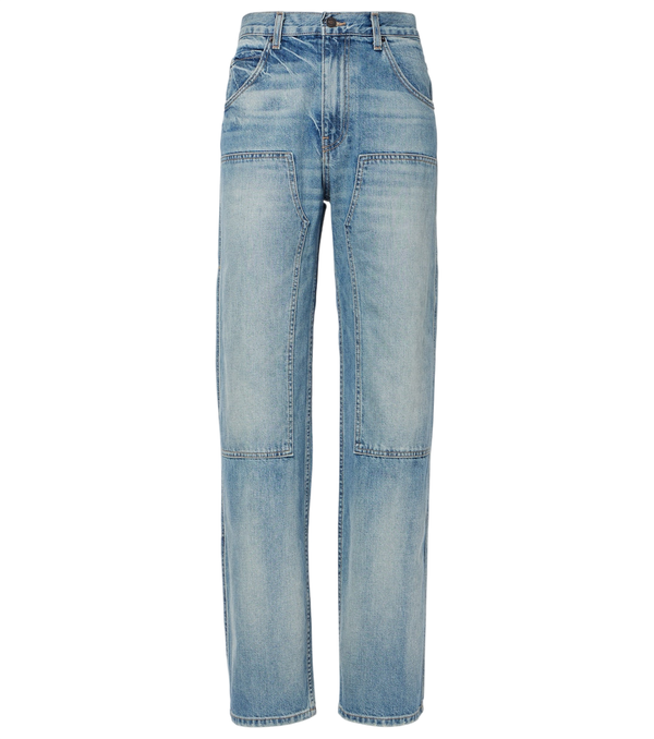 Jeans dritti a vita media da saldatore Nili Lotan