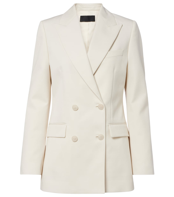 Nili Lotan Weston double-breasted virgin wool blazer