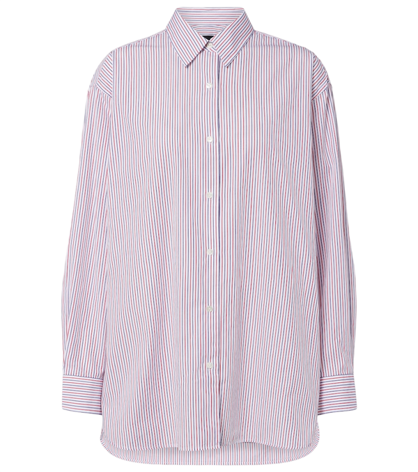 Nili Lotan Camicia a righe in cotone Yorke