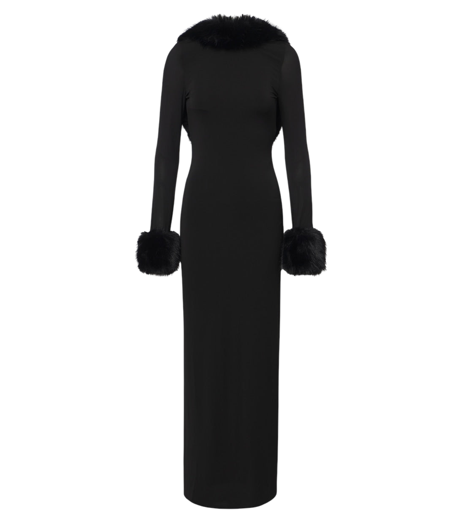 Nina Ricci Open-back jersey gown