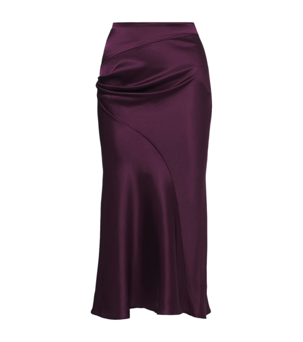 Gonna midi in misto seta Nina Ricci