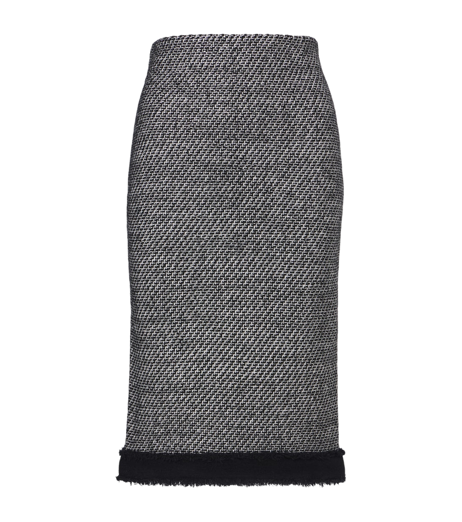 Nina Ricci Wool-blend tweed pencil skirt