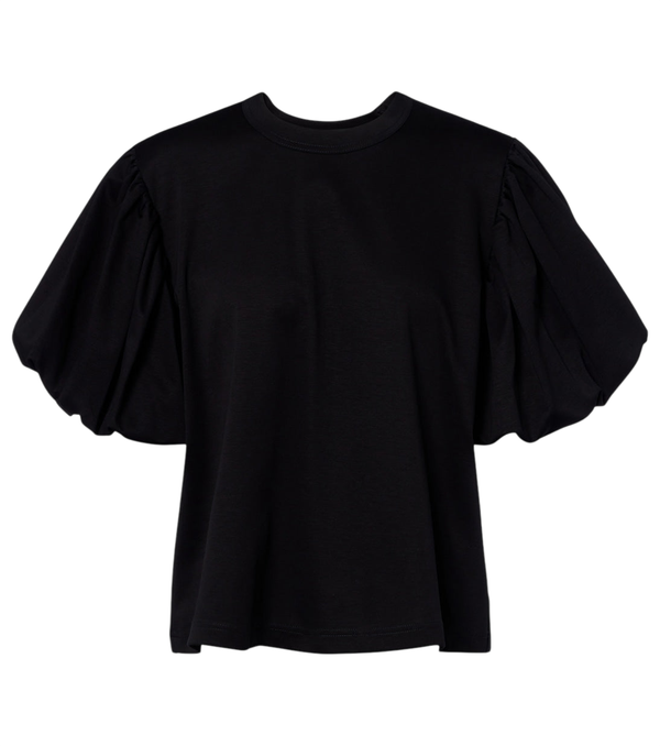Noir Kei Ninomiya Puff-sleeve cotton jersey T-shirt