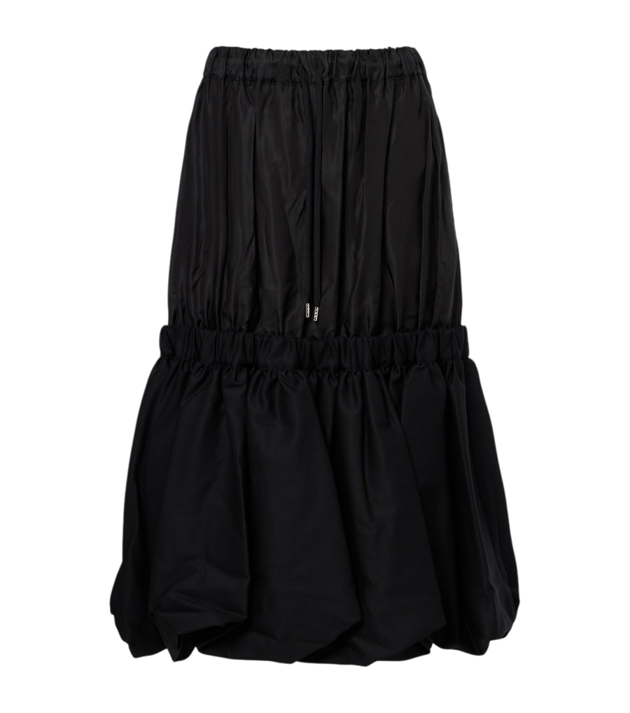 Gonna midi a balze Noir Kei Ninomiya