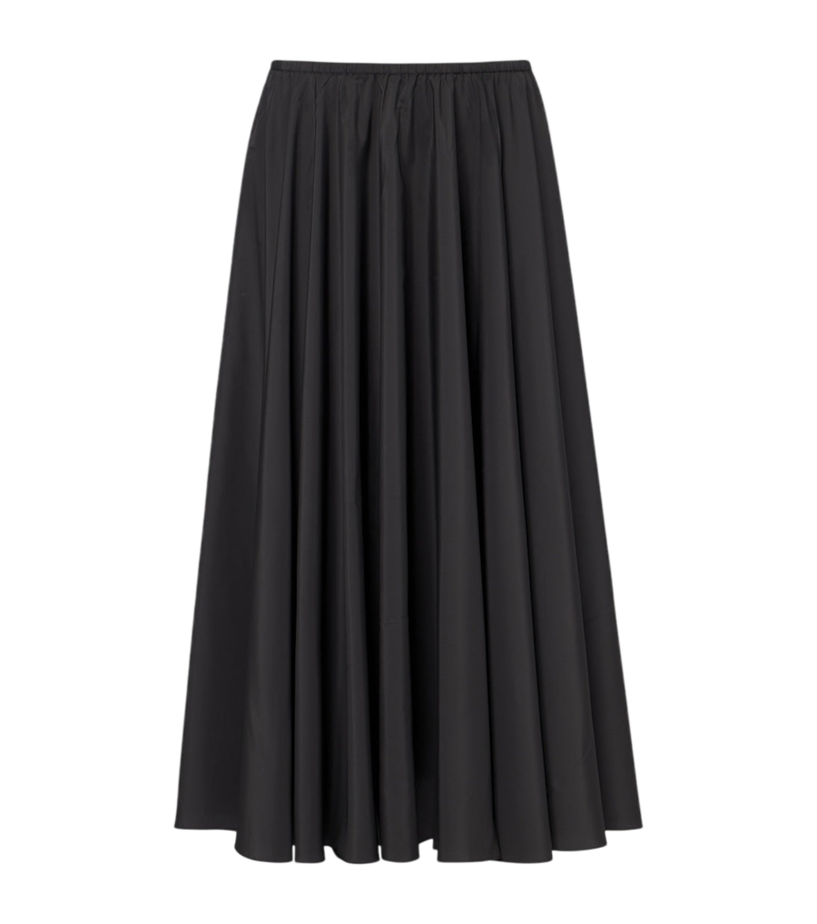 Jupe midi froncée Norma Kamali