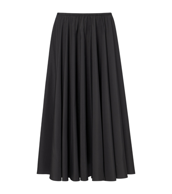 Norma Kamali Gathered midi skirt