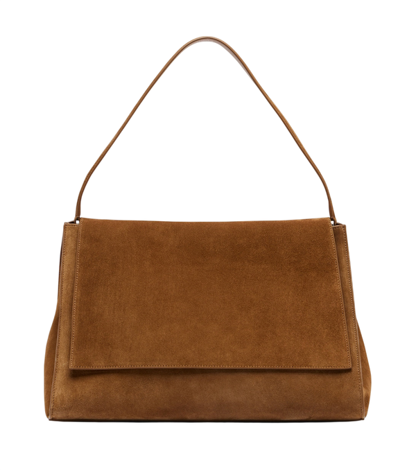 Nour Hammour Amal suede shoulder bag